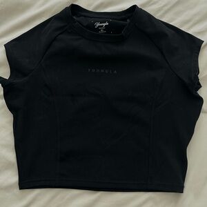 YoungLA - compression cap sleeve crop